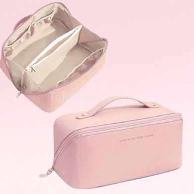 Косметичка женская дорожная Makeup bag AND XL-980 Розовая
