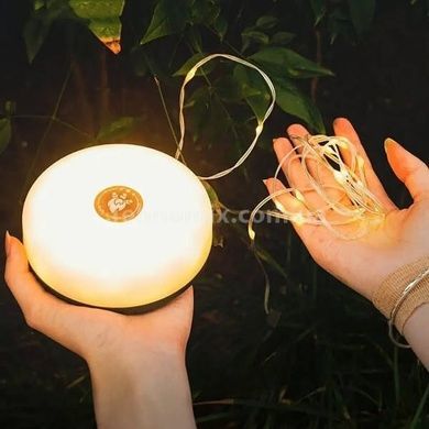 Ліхтар кемпінговий акумуляторний з гірляндою 20м 200Led KXK-828-1
