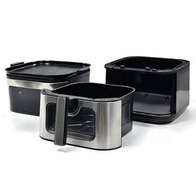 Аерофритюрниця + Гриль DOMOTEC MS-3225 7л 3800W Чорна