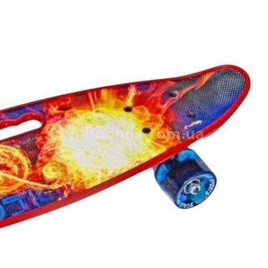 Пенни борд со светящимися колесами PU Penny Board Scale Sports Universe Взрыв