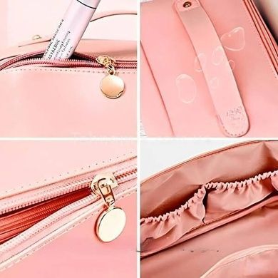 Косметичка женская дорожная Makeup bag AND XL-980 Розовая