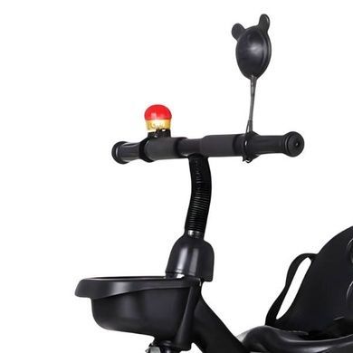 Велосипед детский трехколесный с родительской ручкой SCO82 black Черный