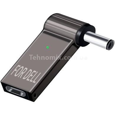 Блок живлення для ноутбука з Type-C на DC 7.4&times;5.0 DELL Чорний