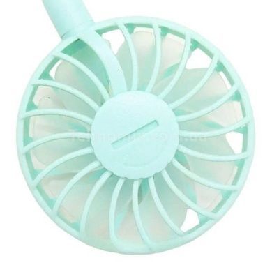 Вентилятор на шию USB Necklace Fan Зелений