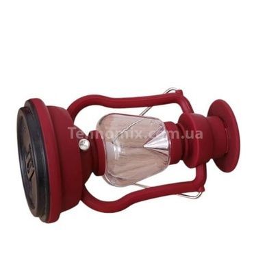 Ліхтар у вигляді гасової лампи 7LED Solar and Hand Crank Lamp RY-T91 Червоний