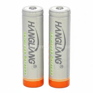 Комплект аккумуляторов 2шт LI-ON 8000mah/4.2V 18650мАч HangLiang Серые