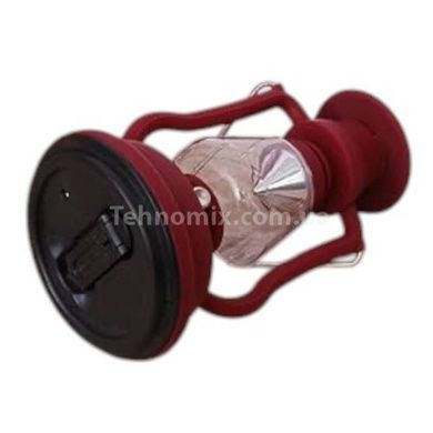 Ліхтар у вигляді гасової лампи 7LED Solar and Hand Crank Lamp RY-T91 Червоний