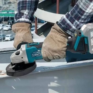 Набор аккумуляторных инструментов 2в1 Шуруповерт + Болгарка 48V Jumpex X332 Синий с черным