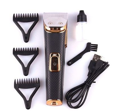 Професійна машинка для стрижки волосся VGR V-022 USB з 3 насадками