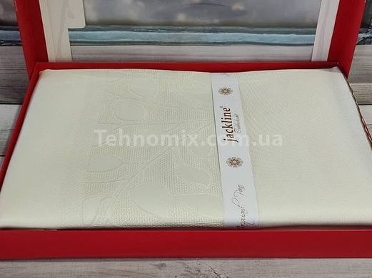 Скатертина Tropik home LEAF 160х220см Жаккард Поліестер