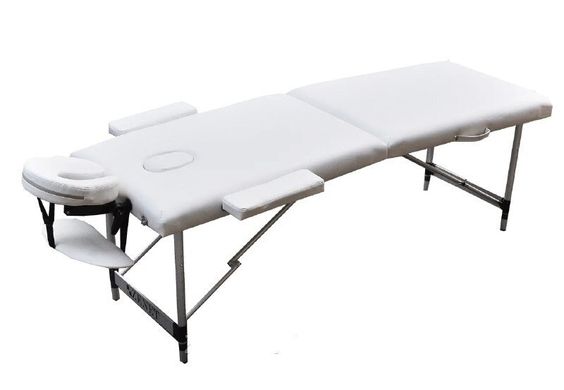 Масажний стіл ZENET двосекційний ZET-1044 WHITE розмір S (180*60*61)