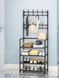 Вішалка для одягу New simple floor clothes rack 60х29.5х151см Чорна