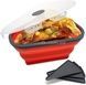 Контейнер силиконовый складной для пиццы Pizza Pack Красный