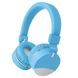 Бездротові Bluetooth навушники Gorsun GS-E86 Micro SD Блакитні