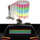 Еквалайзер на скло авто, світломузика, 70х16 см Різнобарвний