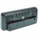 Часы сетевые с датчиком температуры USB Зеленая подсветка VST-898-4 Черный с серым