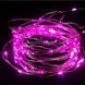 Гирлянда 100LED 10м на батарейках Розовая