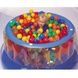 Кульки пластикові для сухого дитячого басейну 8см 100шт M-TOYS Різнокольорові