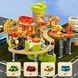 Набір ігровий Трек-автомийка багаторівневий з підсвічуванням та звуковими ефектами JP 588-3 Різнокольоровий