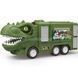 Набор Парковка 3 машинки, звук и подсветка SJ692 A-1 Dinosaur Adventure Зеленый