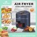 Аэрофритюрница 7,5л 3800Вт VOLYYX Air Fryer Extra Large Capacity Синяя