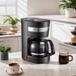 Кофеварка капельная электрическая с подогревом 1л Top Kitchen Tk00220 Черная