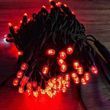 Гирлянда уличная линейная 8м 80LED 220V wire still 4487 AND 10-5 Черный провод, красный свет