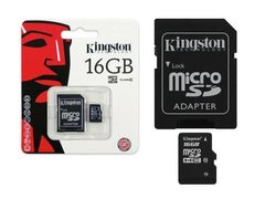 Карты памяти microSD Kingston 16 Гб