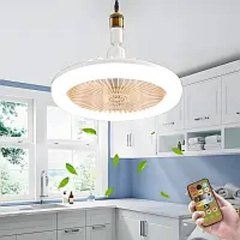 Лампа - вентилятор в патрон+пульт LED Multi-Function Fan Light