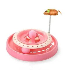 Интерактивная игрушка для котов si mu beibei Розовая