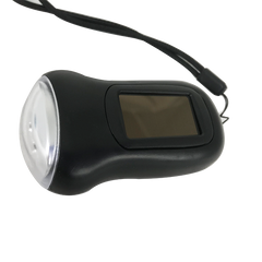 Світлодіодний портативний ліхтар на сонячній батареї з ручним натисканням