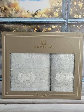 Полотенца Pupilla Cristina mint Пенье набор 2шт