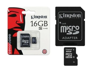 Карти пам'яті microSD Kingston 16 Гб