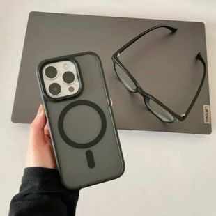 Чохол Matte Case with Magnetic Iphone 15 Pro Max Чорний