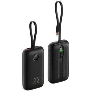 Power bank 10000mAh VEGER Type C/Lightning PD QC3.0 35W K1 W1188 Чорний