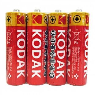 Набор солевых батареек 4шт АА Kodak R06