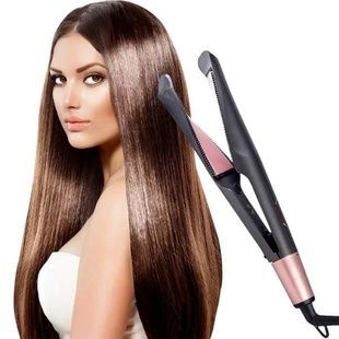 Утюжек выпрямитель для волос Uniqe twist plates Черный