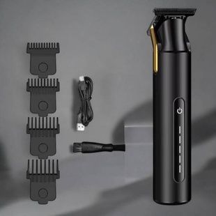 Тример акумуляторна машинка для стрижки XO CF20 Smart Electric Hairdresser Чорна