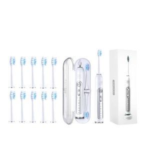 Ультразвукова зубна щітка Medica+ ProBrush 9.0 Ultrasonic + насадки (10 штук) (Японія) Біла 50187