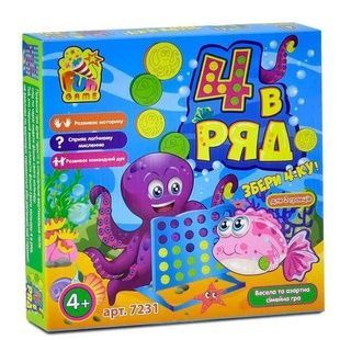 Гра настільна 4 ряд ​​Підводний світ 4Fun Game Club