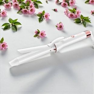 Плойка для завивки волос ⌀25mm, 160-220&deg;C, керамическое покрытие, 45W IPARAH P-201W Белая