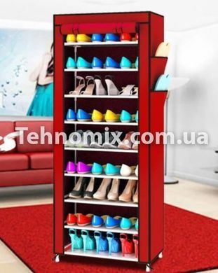 Стеллаж для хранения обуви Combination Shoe Frame 60X30X160 Красный