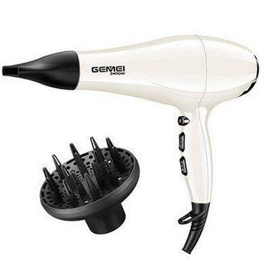 УЦЕНКА! Профессиональный фен для волос Gemei GM-105 Белый (УЦ-№304)