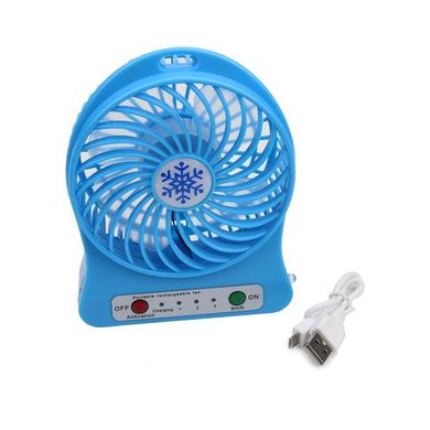 Міні-вентилятор Portable Fan Mini Голубий