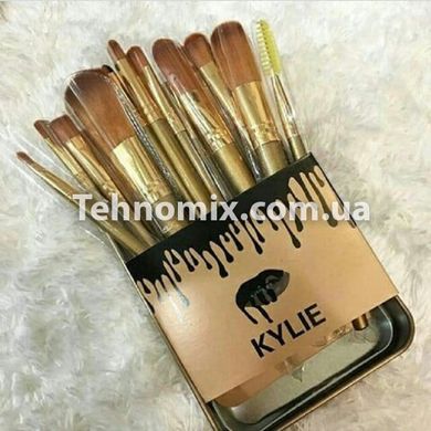 Пензлики для макіяжу Make up brush set Золото