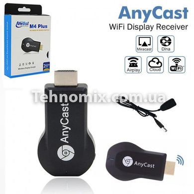 Медіаплеєр бездротової ретранслятор AnyCast M4 Plus TV WiFi HDMI