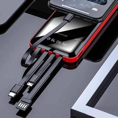 Павер банк 4 в 1 Power Bank 4in1 30000 mAh Червоний