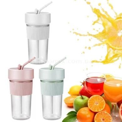 Блендер портативний ручний для смузі та коктейлів portable juicer cup AND-1448 Білий