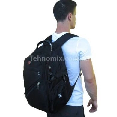 Рюкзак городской вместительный на 2 больших отделения travel bag 8810 Черный