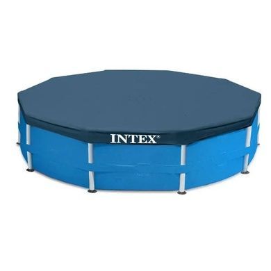 Тент для каркасного басейну Intex 28030 Синій